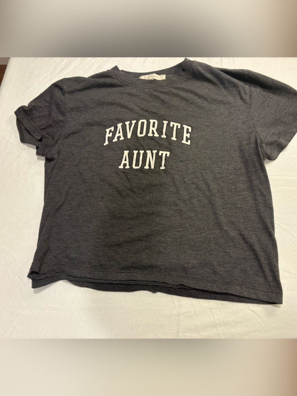 Favorite Daughter Charcoal 'Favorite Aunt' Graphic Tee